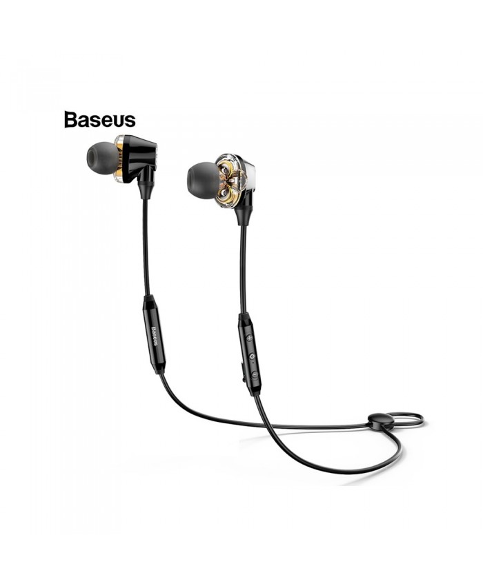 Baseus Encok S10 Wireless Bluetooth Earphone Dual Dynamic Stereo Headphone